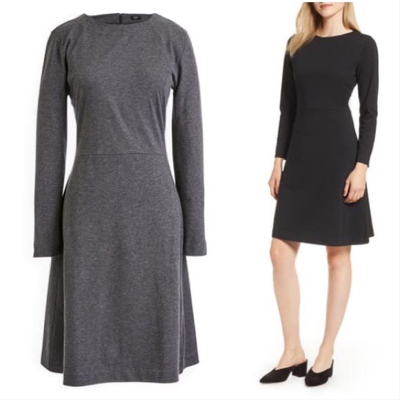 J. Crew Dresses & Skirts - J. Crew 365 Knit Fit & Flare Dress in Charcoal